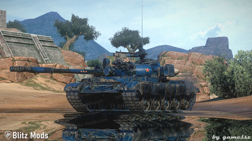 Remodeling ZTZ-62 (T-62A)