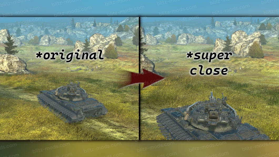 调整战斗镜头：超近距离