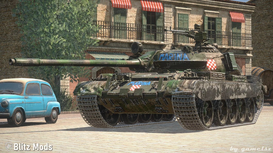 Remodeling T-55A "Marina"