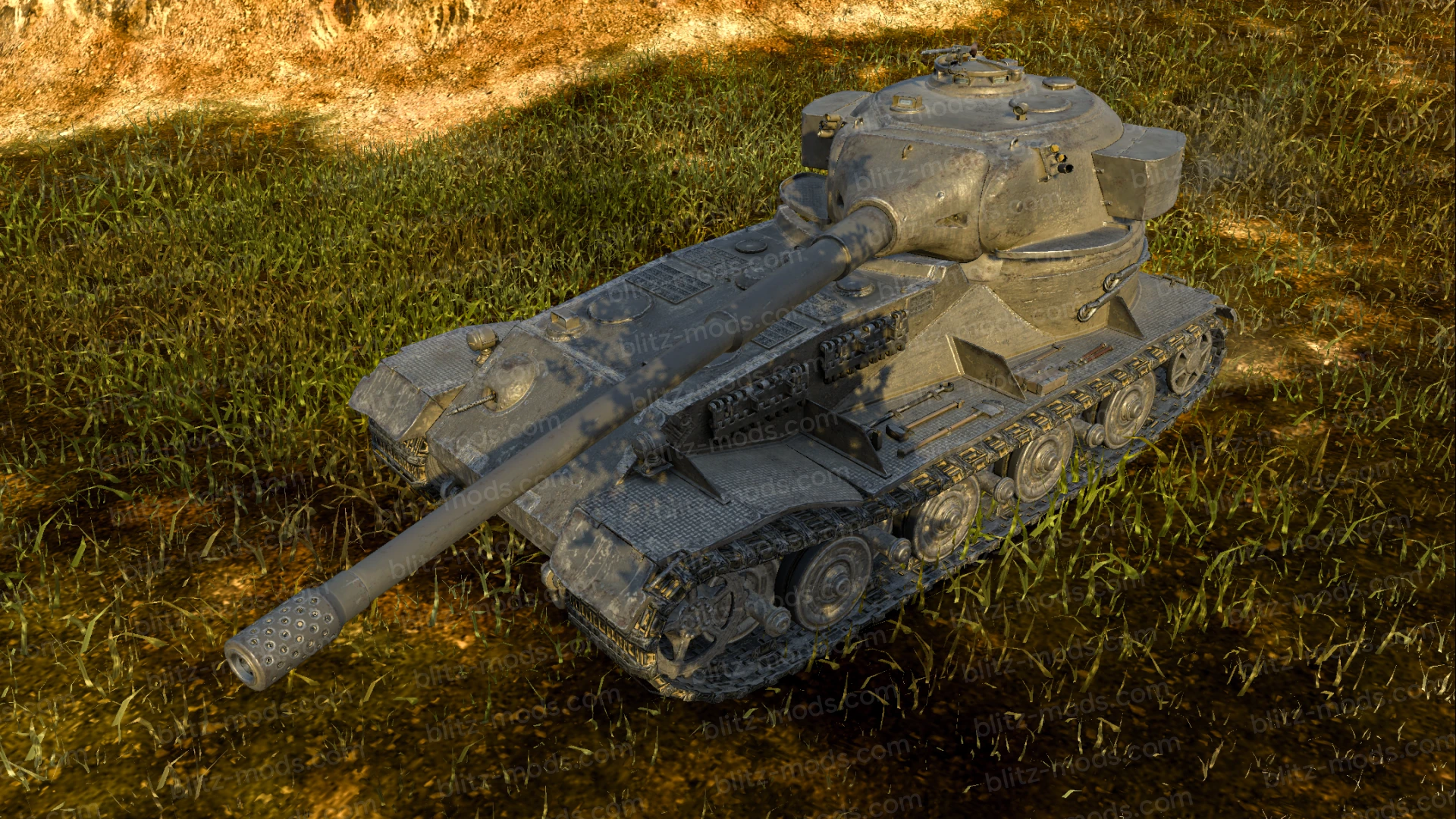 下载 WoTBlitz 的模组 改模 VK0721 “七号坦克”
