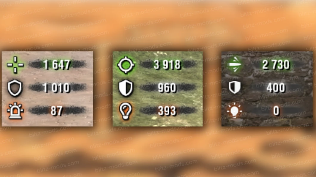 自定义损坏统计面板